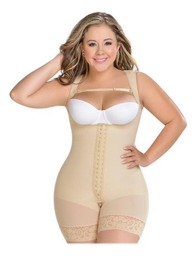 Faja Colombiana Media Pierna Beige F-0065 Myd - Paopink