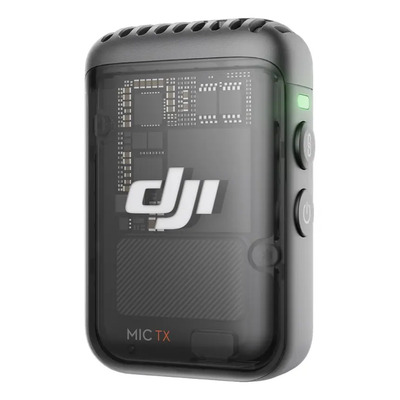 DJI Mic 2 Transmisor Inalámbrico con cancelación de Ruido Inteligente, 14 Horas de grabación Interna, 6 Horas de batería, fijación magnética, Bluetooth | Meses sin interés