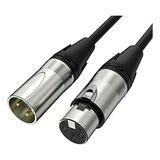 Cable Xlr Premium 20ft Con Conector Xlr Macho A Hembra