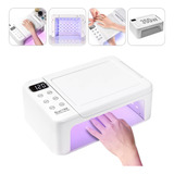 Secador Uña Lampara Uv Led 350w Panel Tactil 63 Led Profesional Sun Z19 Electrolandia Almohadilla Apoya Manos Secadora Esmalte Polygel Softgel Permanente Pantalla Sensor Automatico