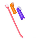 Kit Cepillo De Dientes Para Mascotas 20cm Aseo