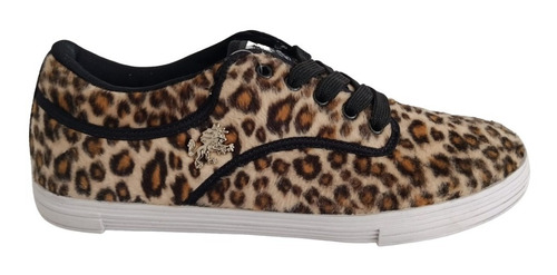 Tenis Mujer Vlado Footwear Americanos Animal Print Patineta