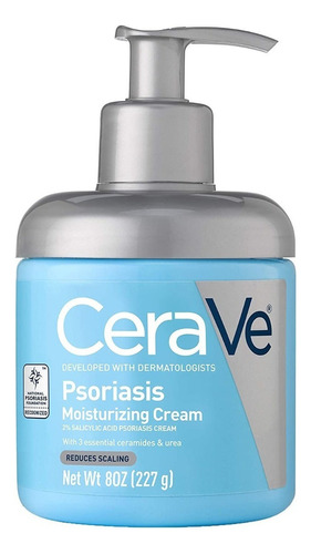 Cerave Crema Hidratante Tratamiento De Psoriasis 227g