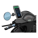 Soporte Magnético Para Espejo De Moto/scooter, Soporte Para