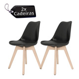 Cadeiras 85cmx49cm 2 Preto/branco Salão Reforçada