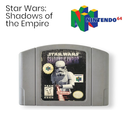 Nintendo 64 Star Wars: Shadows Of The Empire. Funciona!