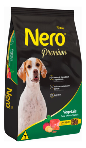 Ração Nero Premium Vegetais Para Cães Adultos 15 Kg