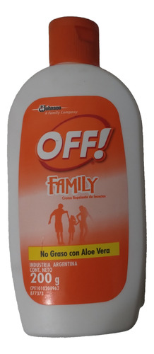 Repelente Off! Family Crema 200g
