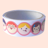 Washi Tape Con Stickers Kawaii