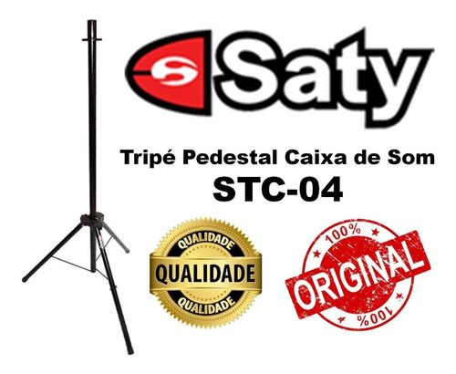 Tripé Pedestal Para Caixa De Som Robusto De Aço Saty Sct04