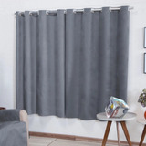 Cortina Blackout De Tecido Suede Para Sala Quarto 4,00x2,30