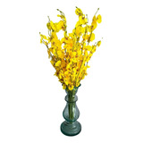 Galho De Flor Artificial Orquídea 95cm Para Decorar Arranjos