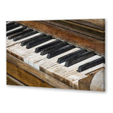 Cuadro Canvas Piano Antiguo Madera Musica Clasico