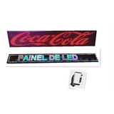 Painel De Led Letreiro P5 Rgb 200x20cm Externo Wifi