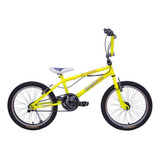 Bicicleta Freestyle Fluo Am 10196 R20 Siambretta Color Amarillo