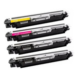 Kit 4 Toner Laser Jet Ce310 311 312 313 126a Cp1025