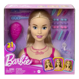 Muñeca Cabeza Para Peinar Juguete Barbie 21 Piezas Mattel