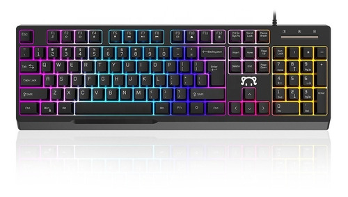 Teclado Gamer Rgb Usb Ajazz / Stk090 / Pc - Consola