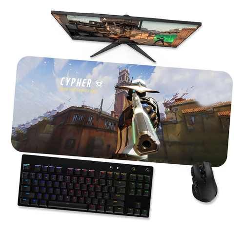 Mousepad Gamer Grande 90x40 - Valorant Cypher 2