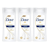 Kit 3 Loções Hidratante Corp Dove Nutrição Essencial - 200ml