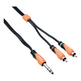 Cable Bespeco 2 Rca A  Plug 6.5st. 1.80. M.blister Sellado