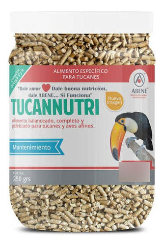 Comida Alimento Para Tucan Tucaneta Juvenil 250g Abene