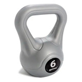 Pesas Rusas Kettlebell 6 Kg Pvc Mancuerna Pesa Rusa Mb Color Gris