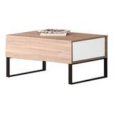 Mesa Ratona Escandinava Elevable Diseño Moderno Madera