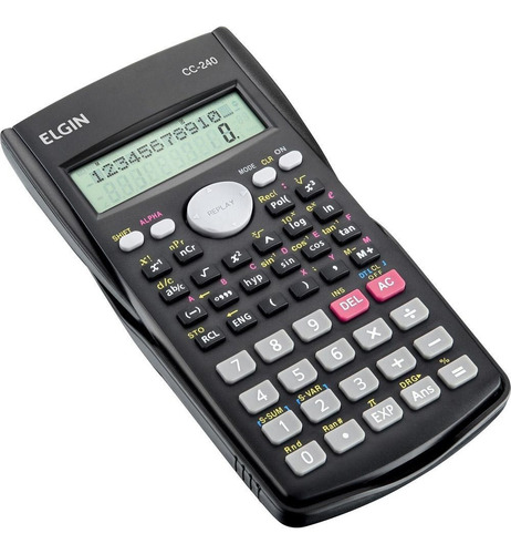 Calculadora Científica Elgin Cc240 240 Funções 12 Dígitos 