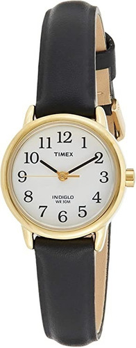 Reloj Mujer Timex Correa De Piel Con Luz 25 Mm T204339j