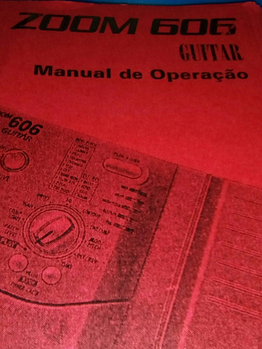 Manual Pedaleira Zoom 606 Em Português Envio Por E-mail