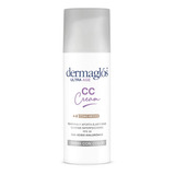Crema Dermaglos Ultra Age Cc Cream Color Tono Medio Fps30 