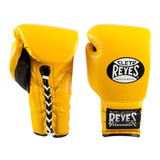 Guante Cleto Reyes En Piel De Res Amarillo Sparring 12 Oz