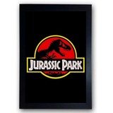 Quadro Decorativo Jurassic Park Moldura A4 32cm