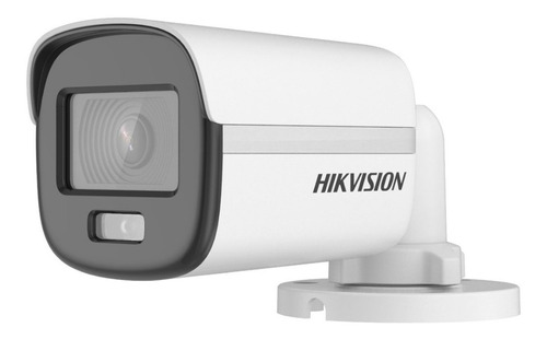 Câmera De Segurança Hikvision Ds-2ce10df0t-pf 2.8mm Color Vu Com Resolução De 2mp Visão Noturna Colorida