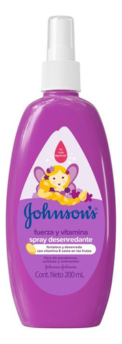  Spray Desenredante Infantil Johnson's Fuerza Y Vitamina 200ml