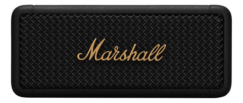 Bocina Marshall Emberton Portátil Con Bluetooth Waterproof Black And Brass 100v/240v 