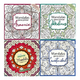 Pack Mandalas Para Colorear 4 Libros 