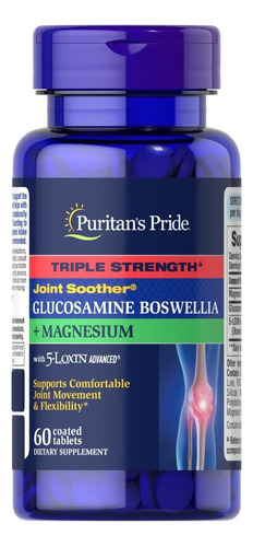 Puritan's Pride | Glucosamine Boswellia + Magnesium | 60tabs