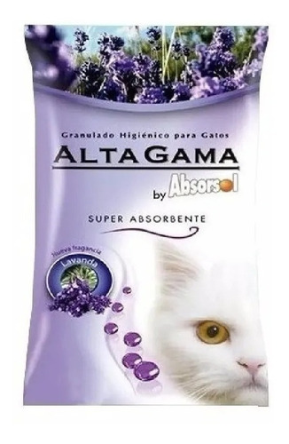 Absorsol Piedras Sanitarias Alta Gama Perfumada Lavanda 3 Kg