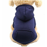 Moda Focus On New Winter Dog Hoodie Sudaderas Con Bolsillos 