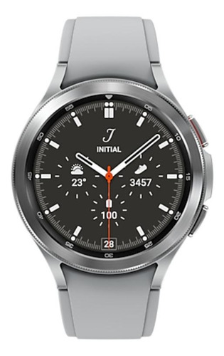 Samsung Galaxy Watch4 Classic (lte) 1.2  Caja 46mm De  Acero Inoxidable  Silver, Malla  Silver De  Fluoroelastómero Mesh Y Bisel  Black De  Acero Inoxidable Sm-r885f