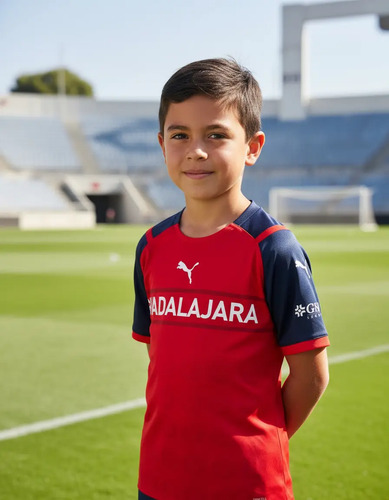 Playera Jersey Chivas Niño Aficionado Alternativa 2022 Puma