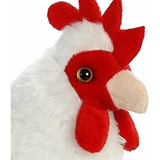 Pollo Gallo Gallina Blanco De Peluche Aurora Mini Flopsie