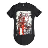 Camisa Camiseta Oversized Longline Sons Of Anarchy Ref L05