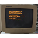 Monitor Samsung Vintage Color Ambar 12p Años 80