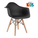 Cadeira Eames Junior Infantil  Com Braços   Várias Cores Av