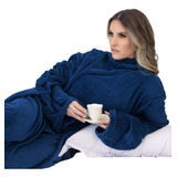 Cobertor Com Mangas /manta De Microfibra Com Mangas Inverno