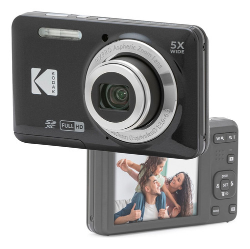 Camera Kodak Compacta 16mp Fullhd 5x Pixpro Fz55 Cor Preto