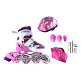 Kit Patines Semiprofesionales Iniciación Niños + Protección